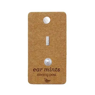 Disc/Bar/Pearl Trio Earrings