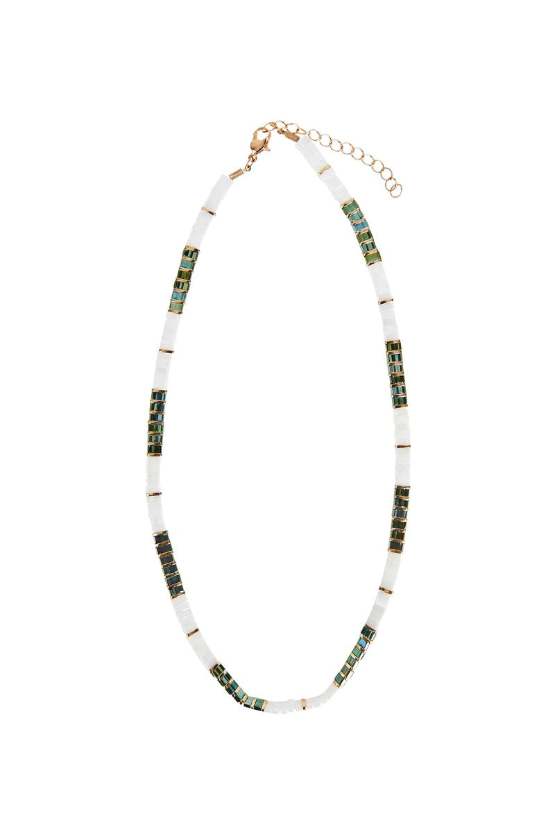 Aura Glass Bead Necklace