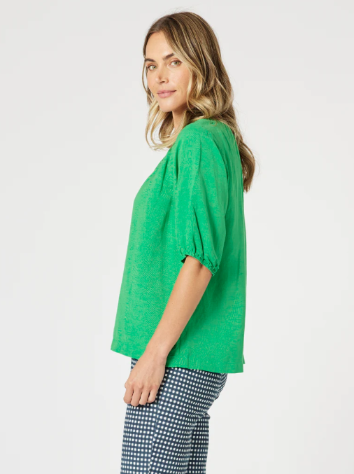 Lino V Neck Top