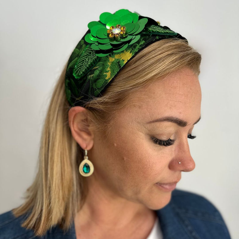 Sequin Floral Event Headband