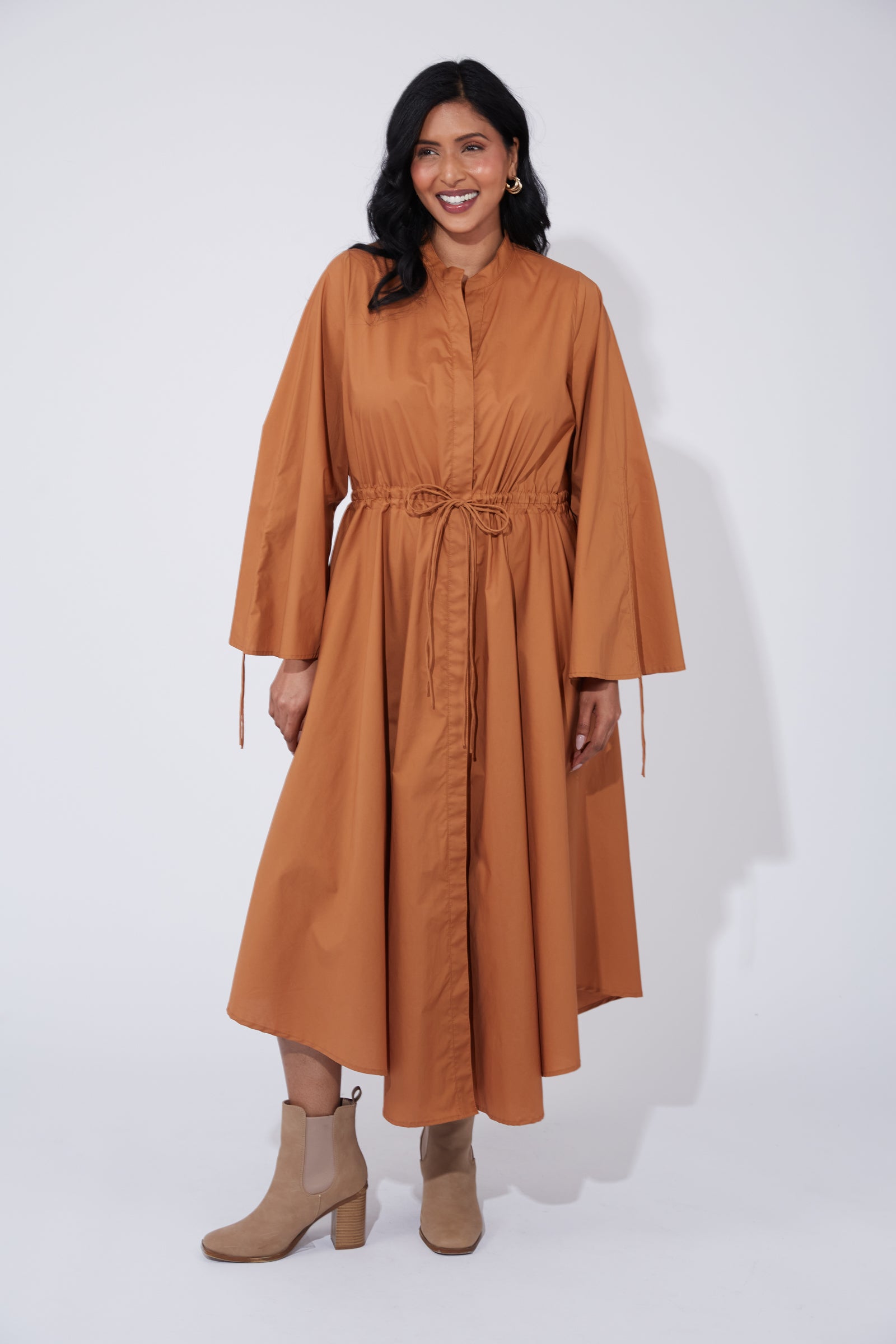Phoenix Maxi Shirt Dress