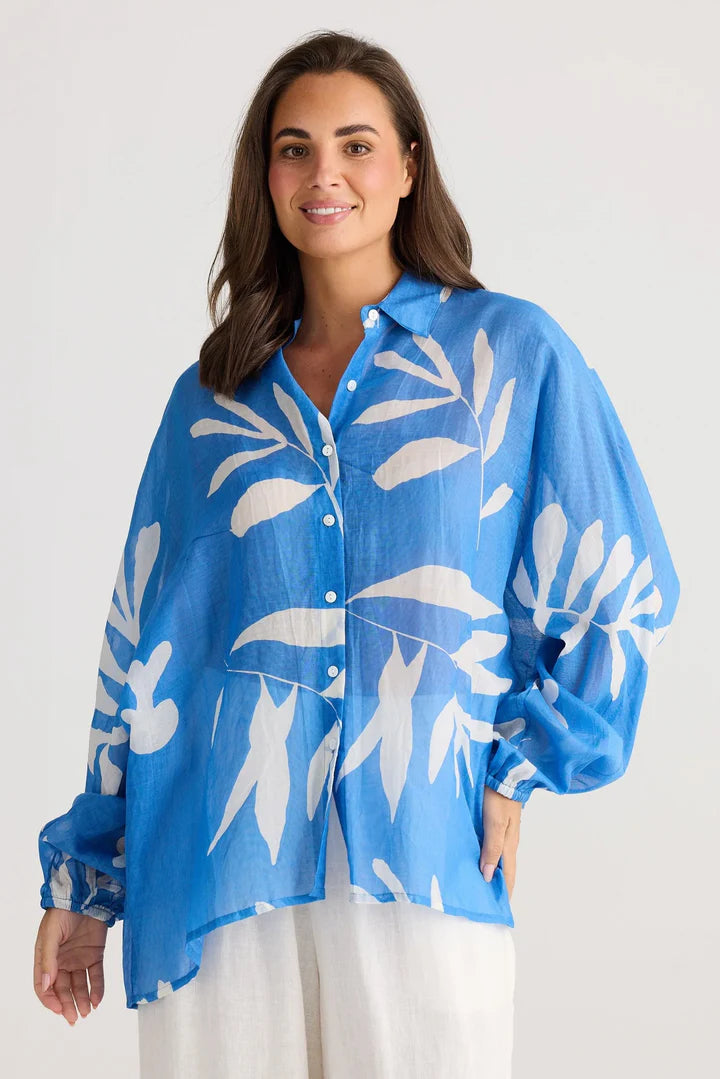 Cliffside Shirt – Silk Passion Flower