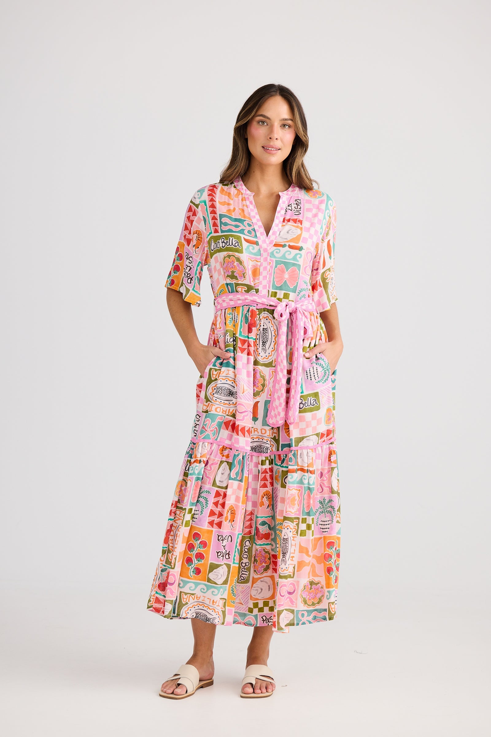 Lynwood Dress - Sardinia Summer