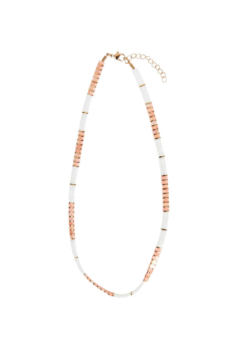 Aura Glass Bead Necklace