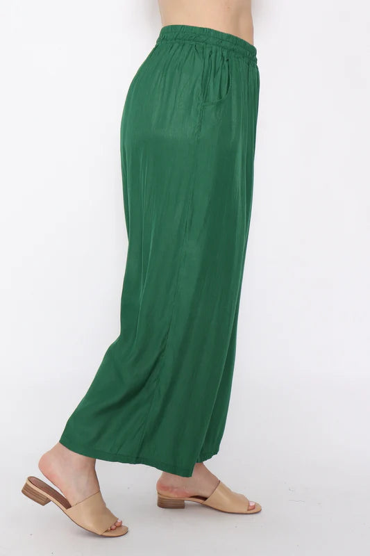 Wide Leg Cotton Pants