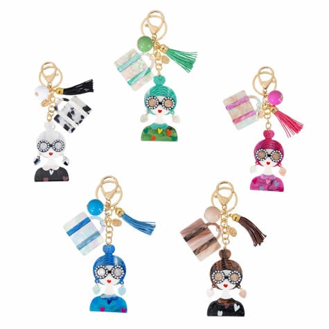 Sia Keychain by Blue Scarab - Kindred Spirit Boutique - Kindred Spirit ...