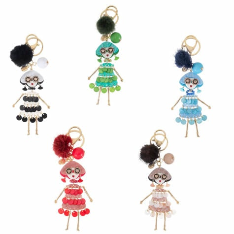Sia Beaded Keychains