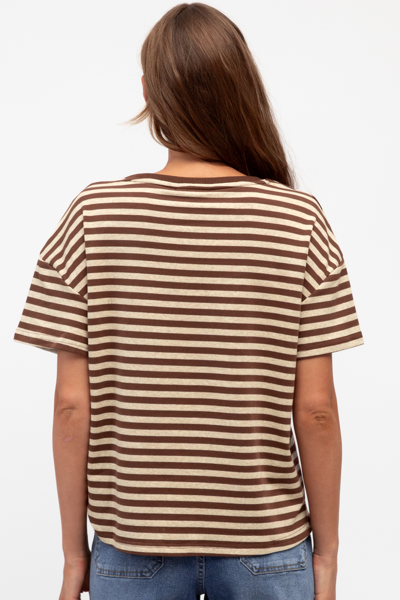 Striped Tuck Tee