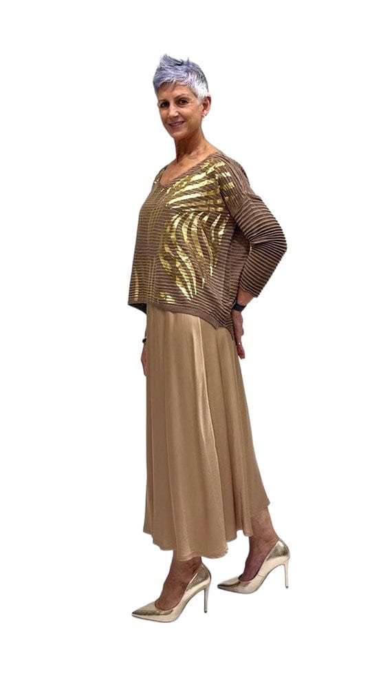 Satin Bias Cut Skirt