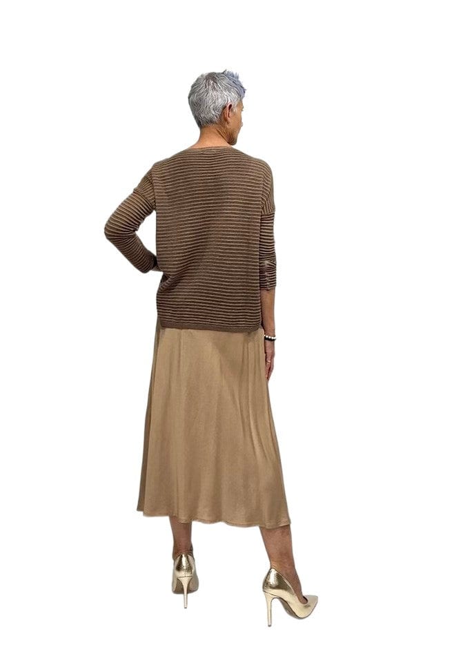 Satin Bias Cut Skirt