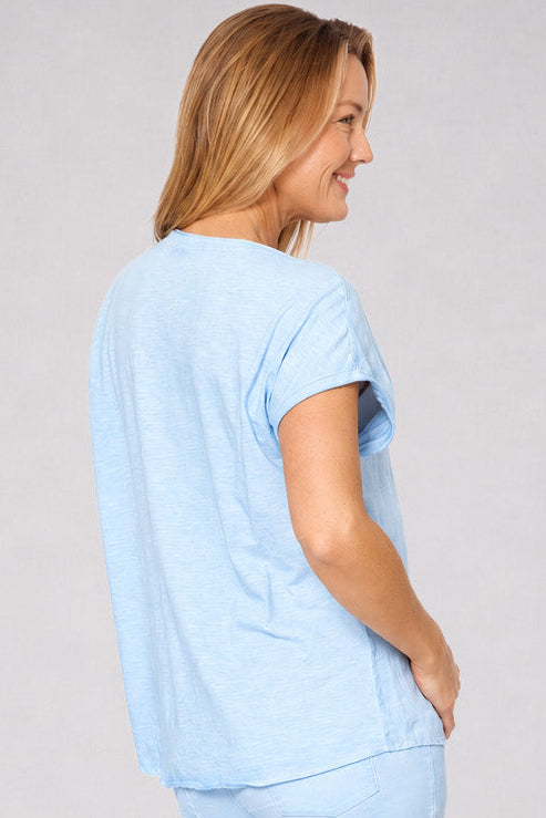 Flower V-Neck Top