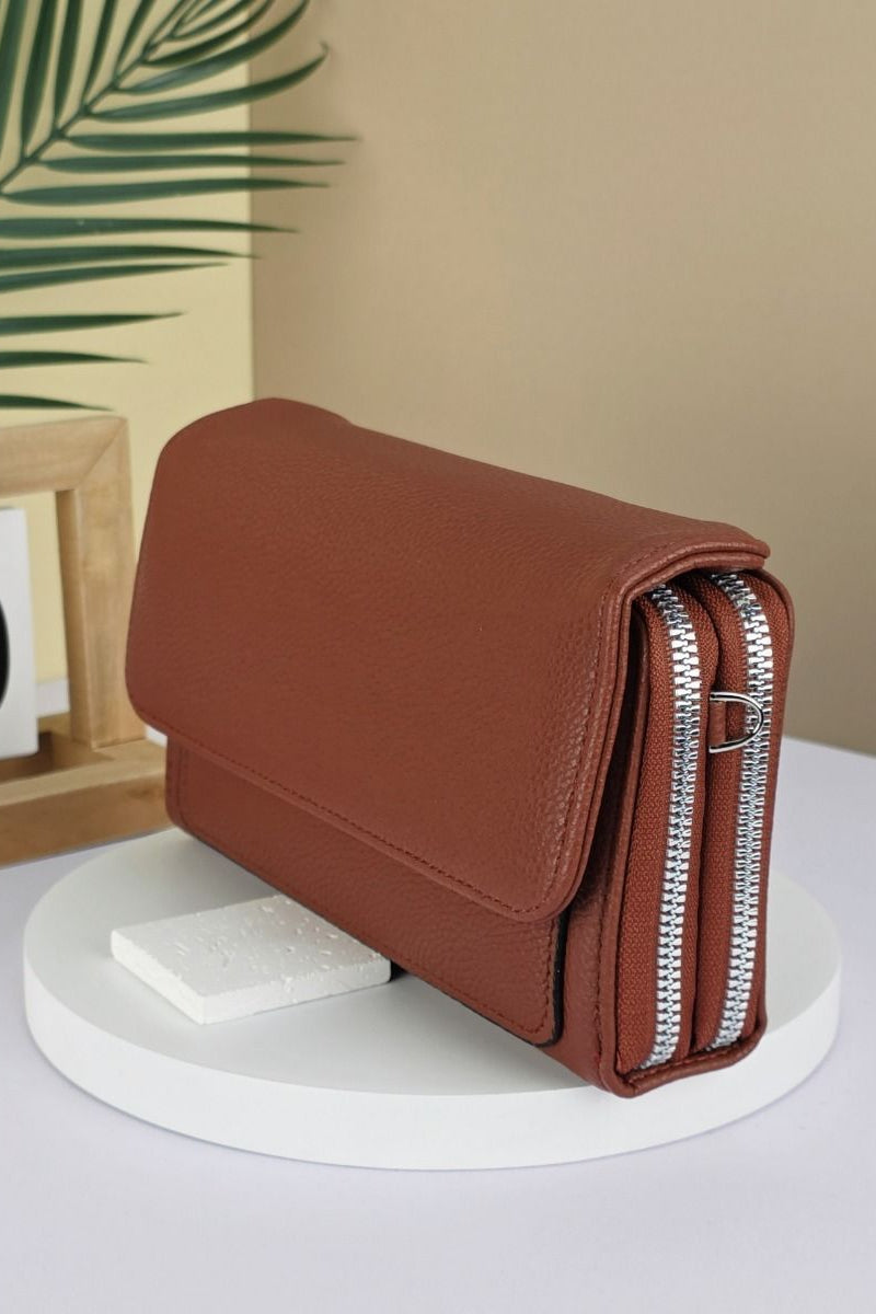 Cross Body Bag With Geo Strap