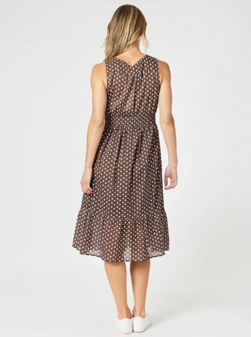 Get Spotty Midi Dress