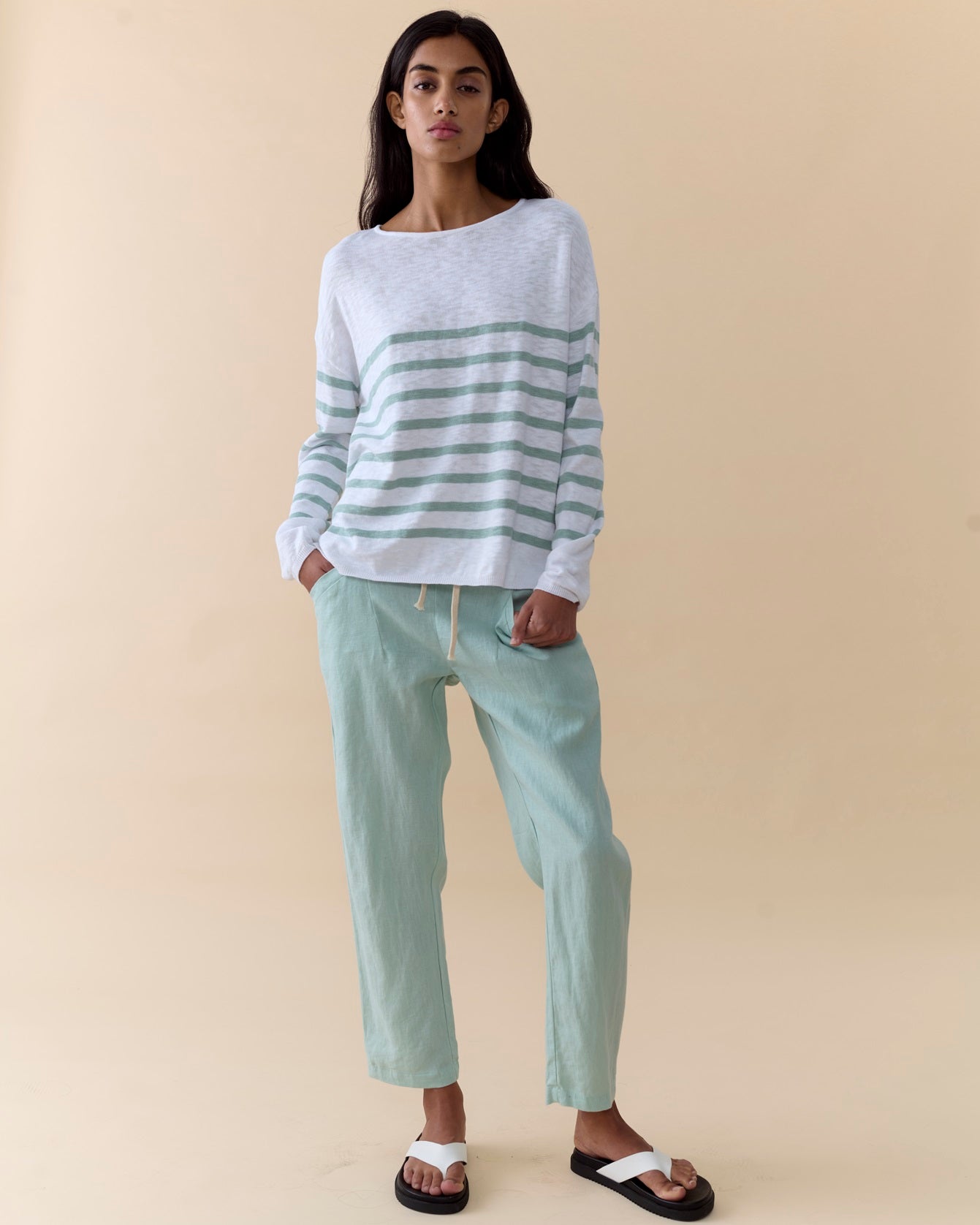 Luxe Pants - Duck Egg