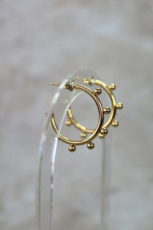 Lola Ball Hoop Earrings