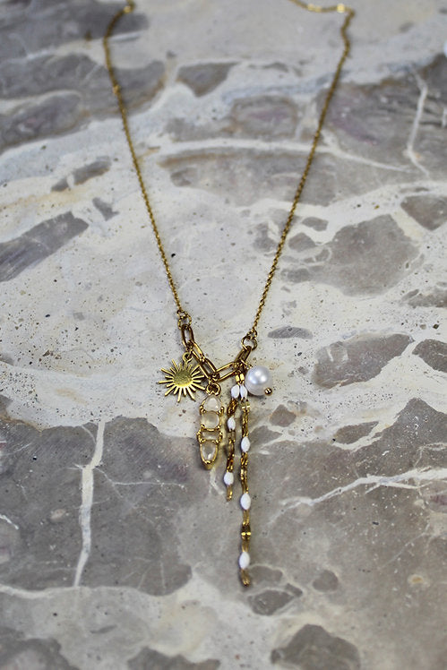 Charm Cluster Necklace