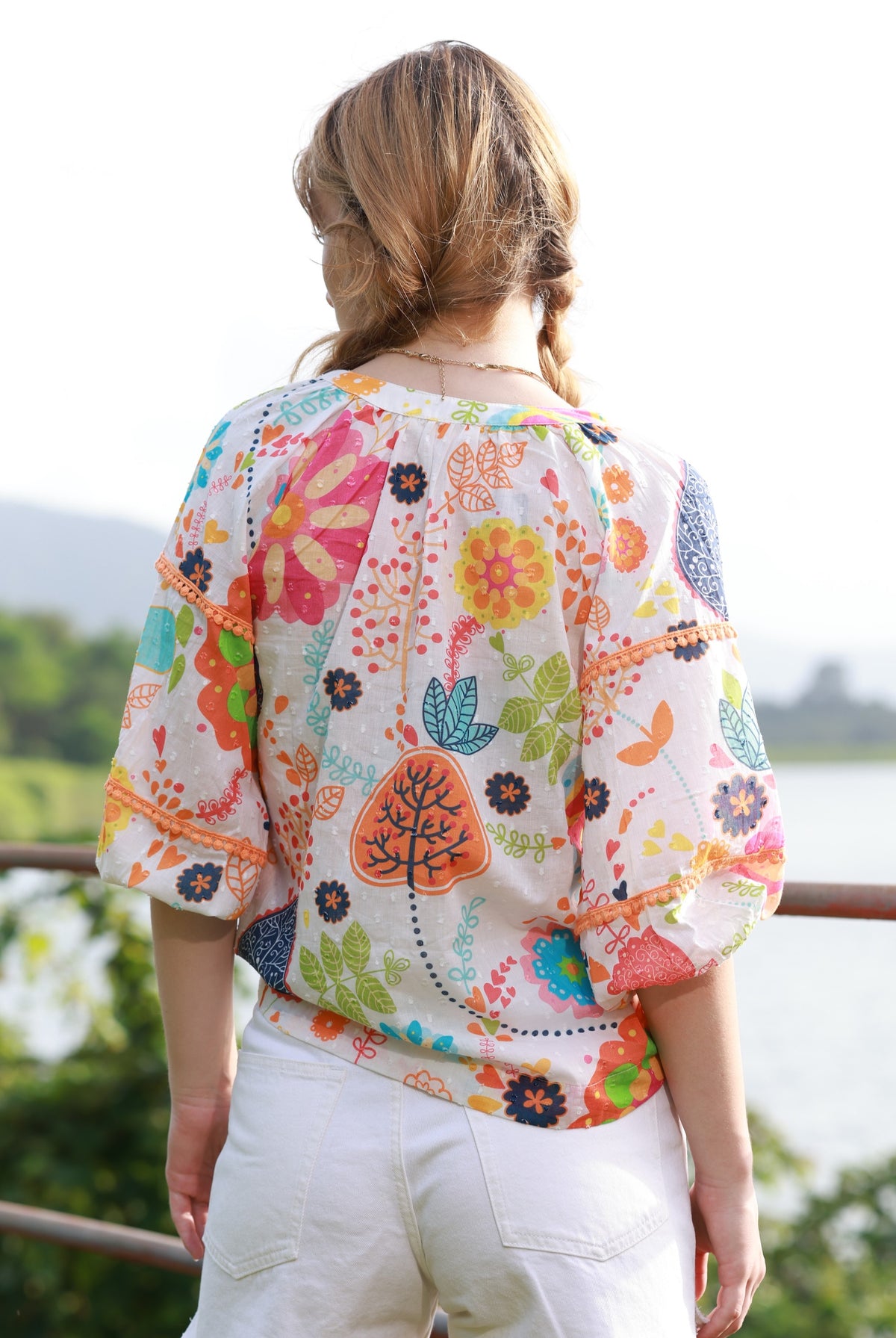 Trixie Top – Summer Garden