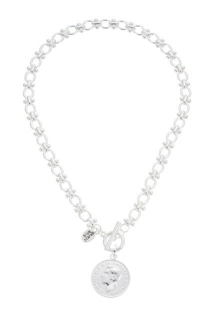Lotus Coin Necklace