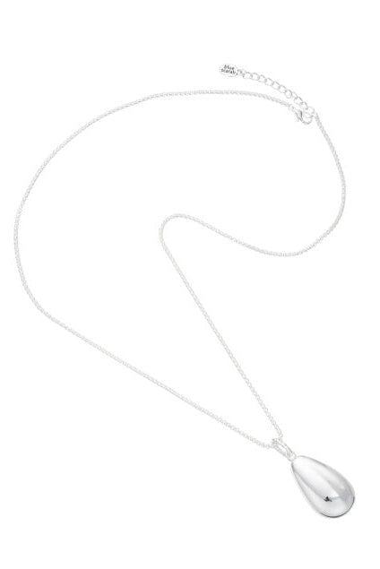 Lotus Teardrop Necklace