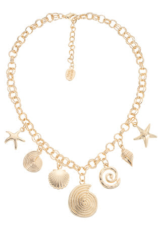 Lotus Chain Beach Necklace