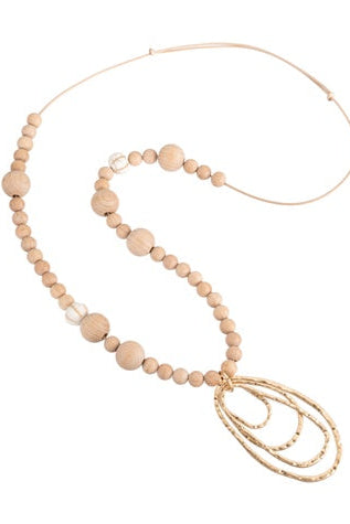 Zen Beaded Charm Necklace