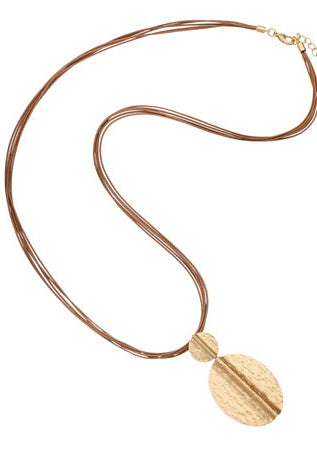 Gilda Wooden Bead Necklace