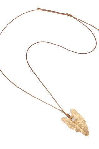 Gilda Wooden Charm Necklace