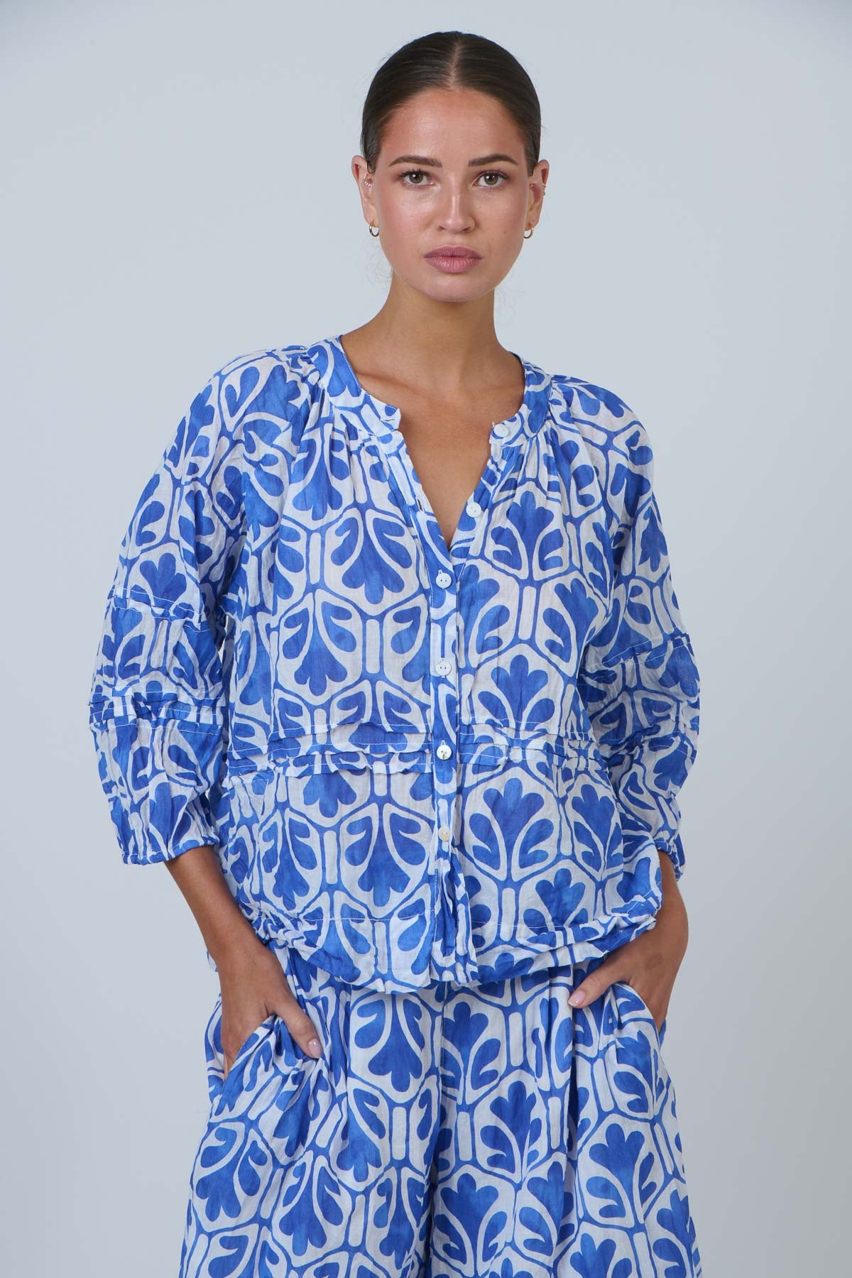 Pin Tuck Detail Shirt