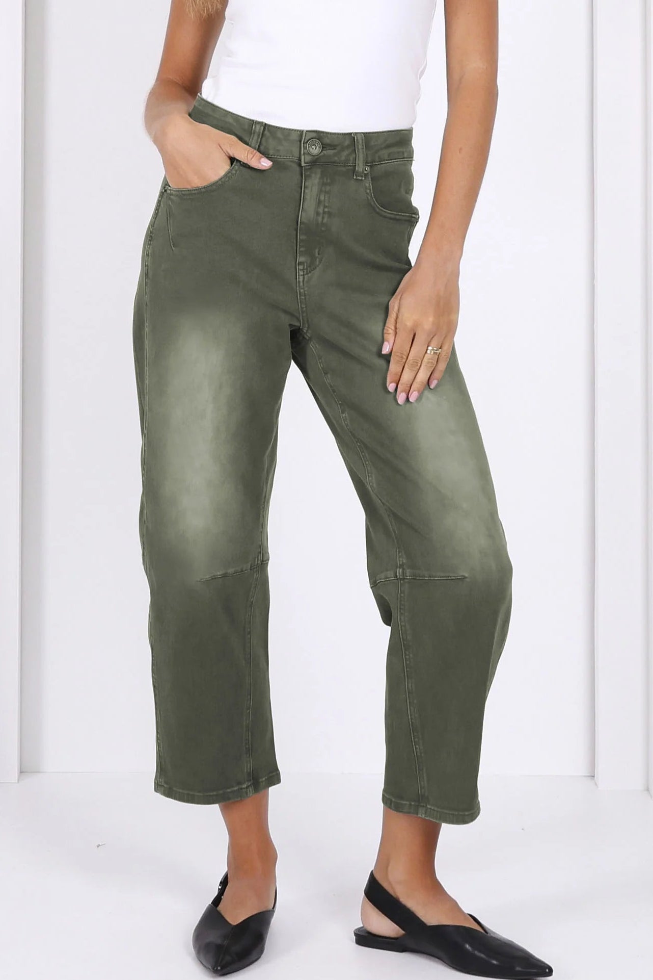 Toni Barrel Jeans