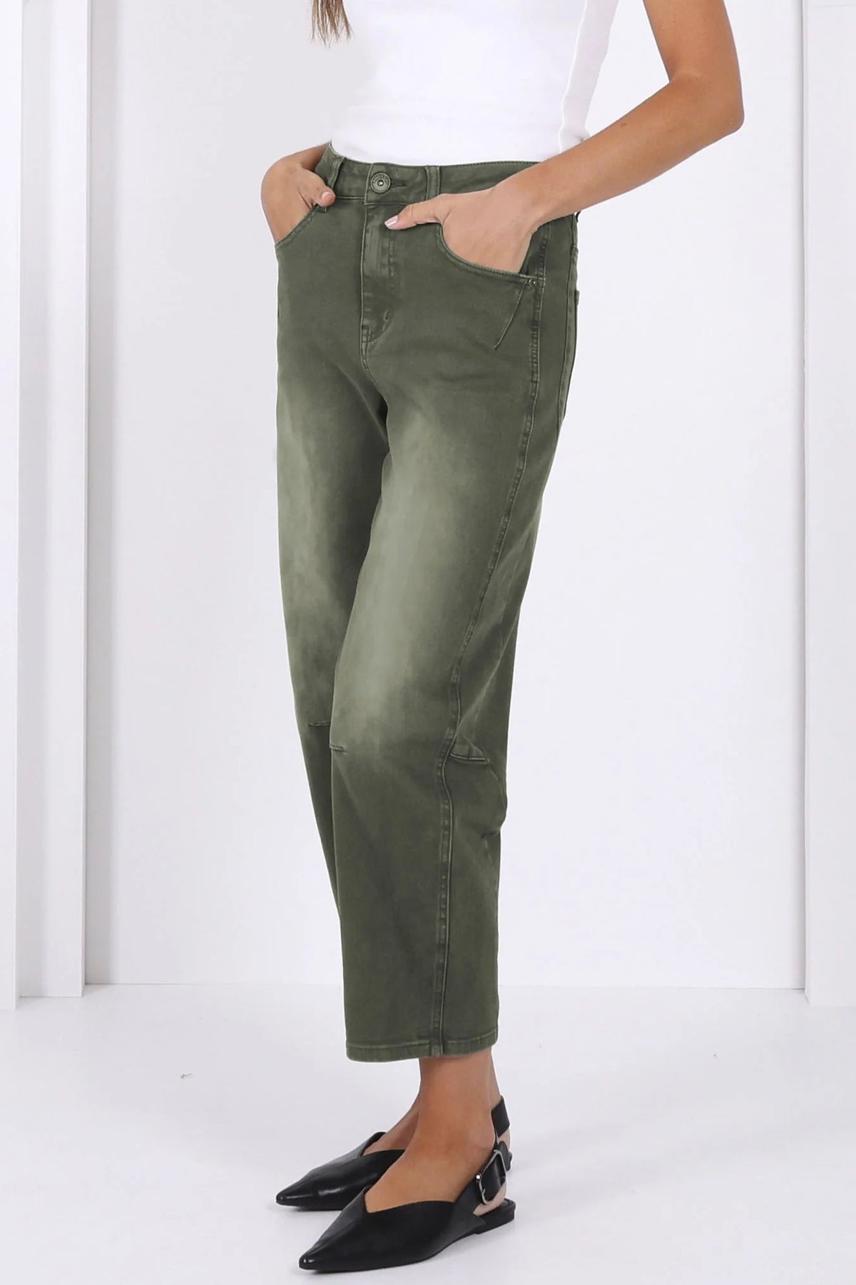 Toni Barrel Jeans