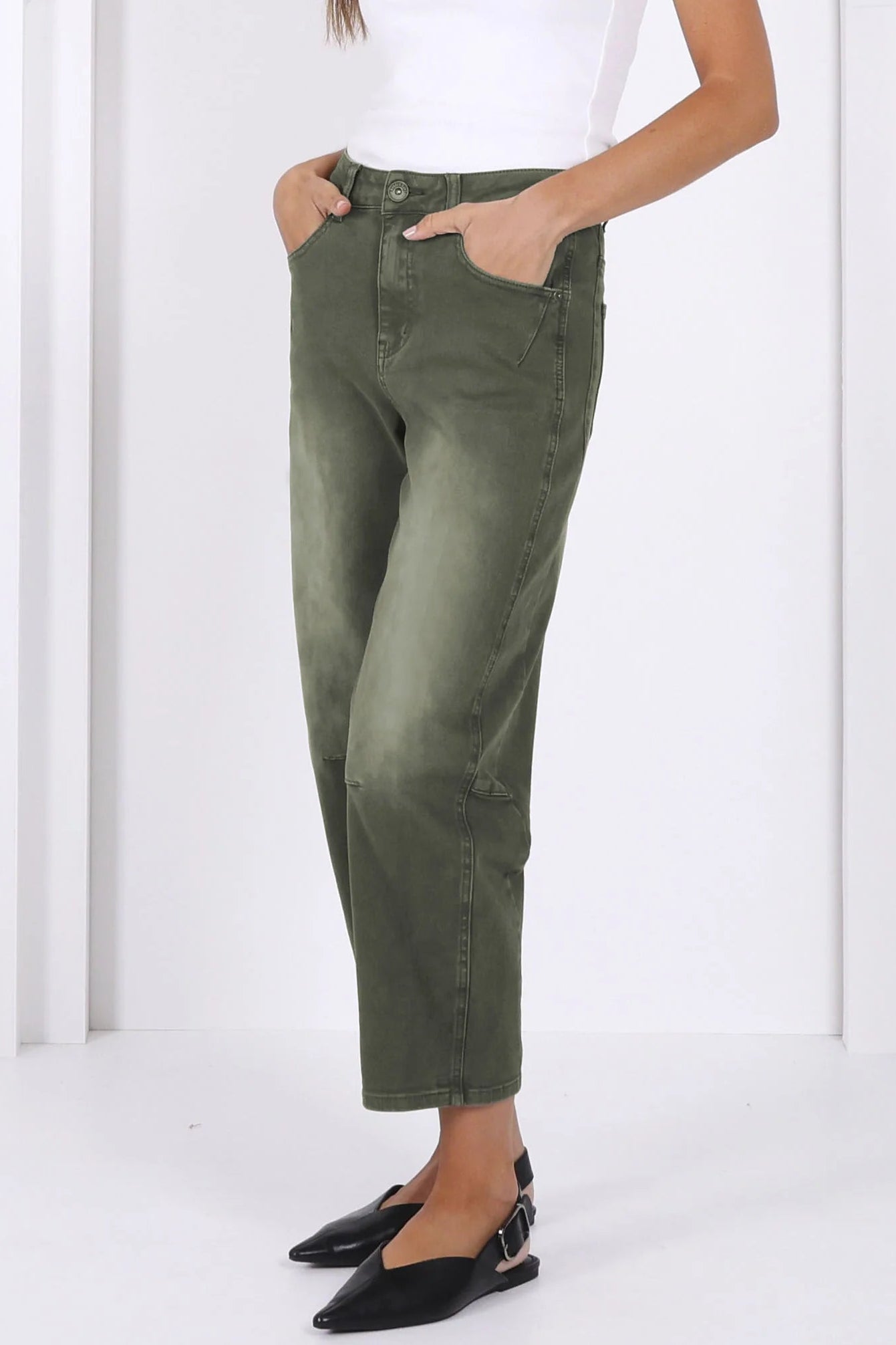 Toni Barrel Jeans