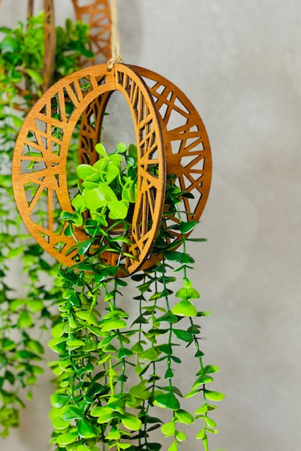 Wooden Hanging Planter