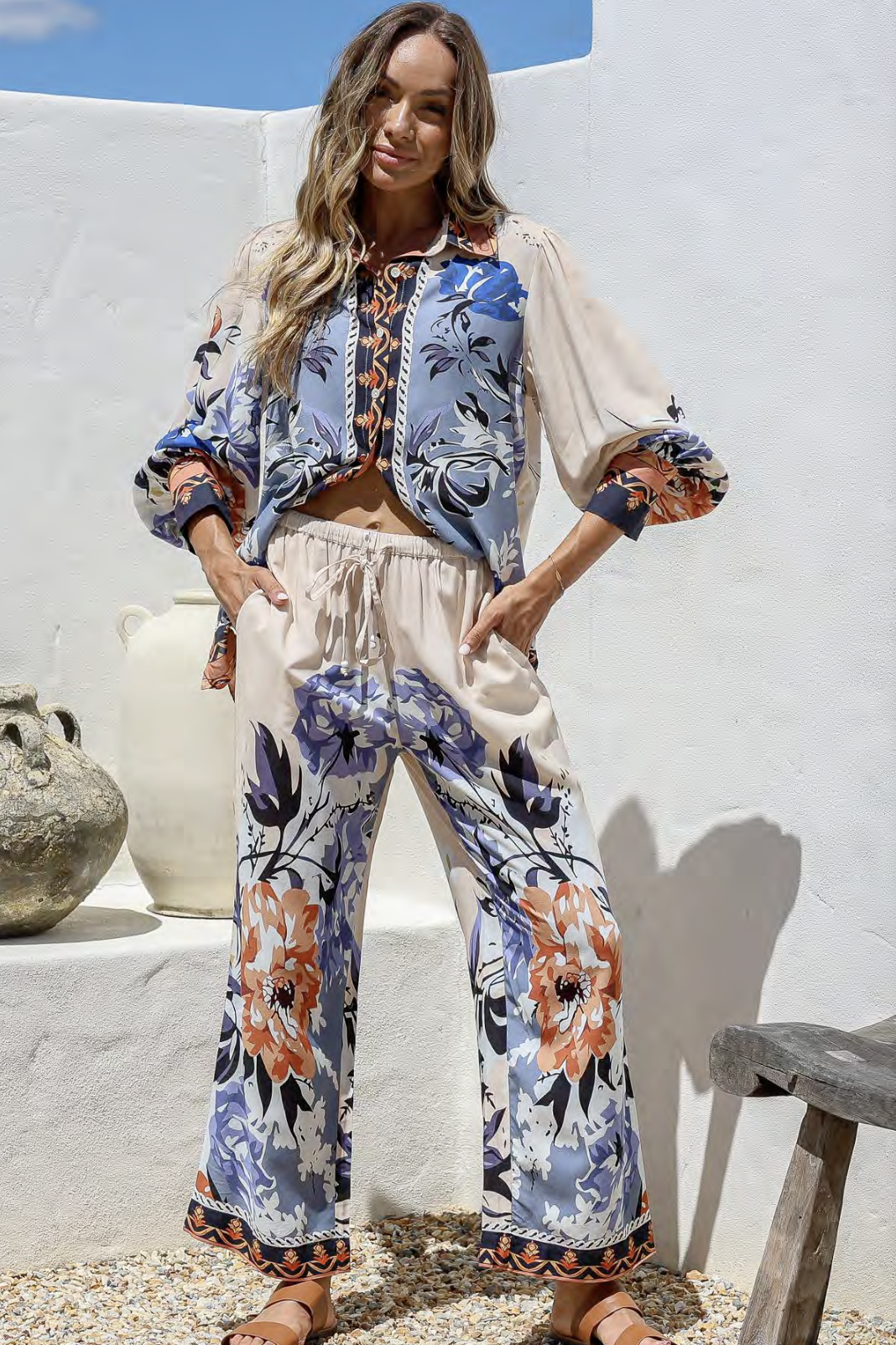 Maria Shirt and Pants Set