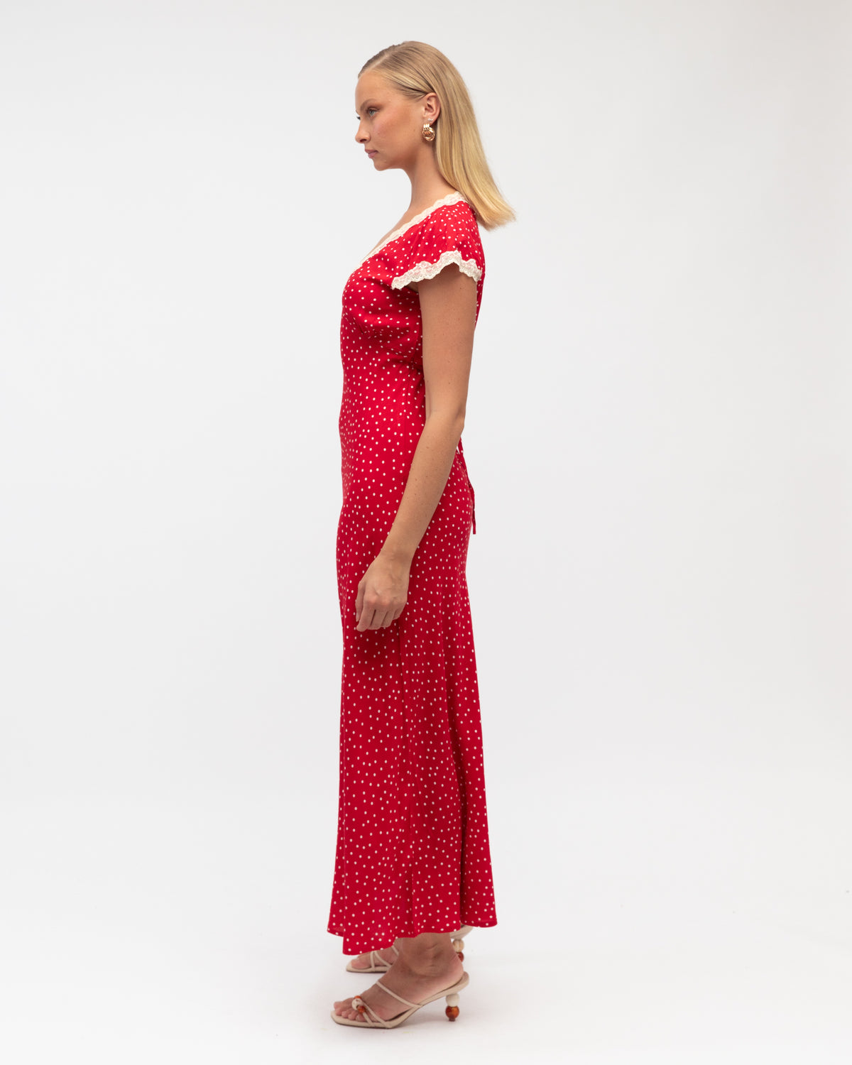 Lucy Spot Maxi Dress