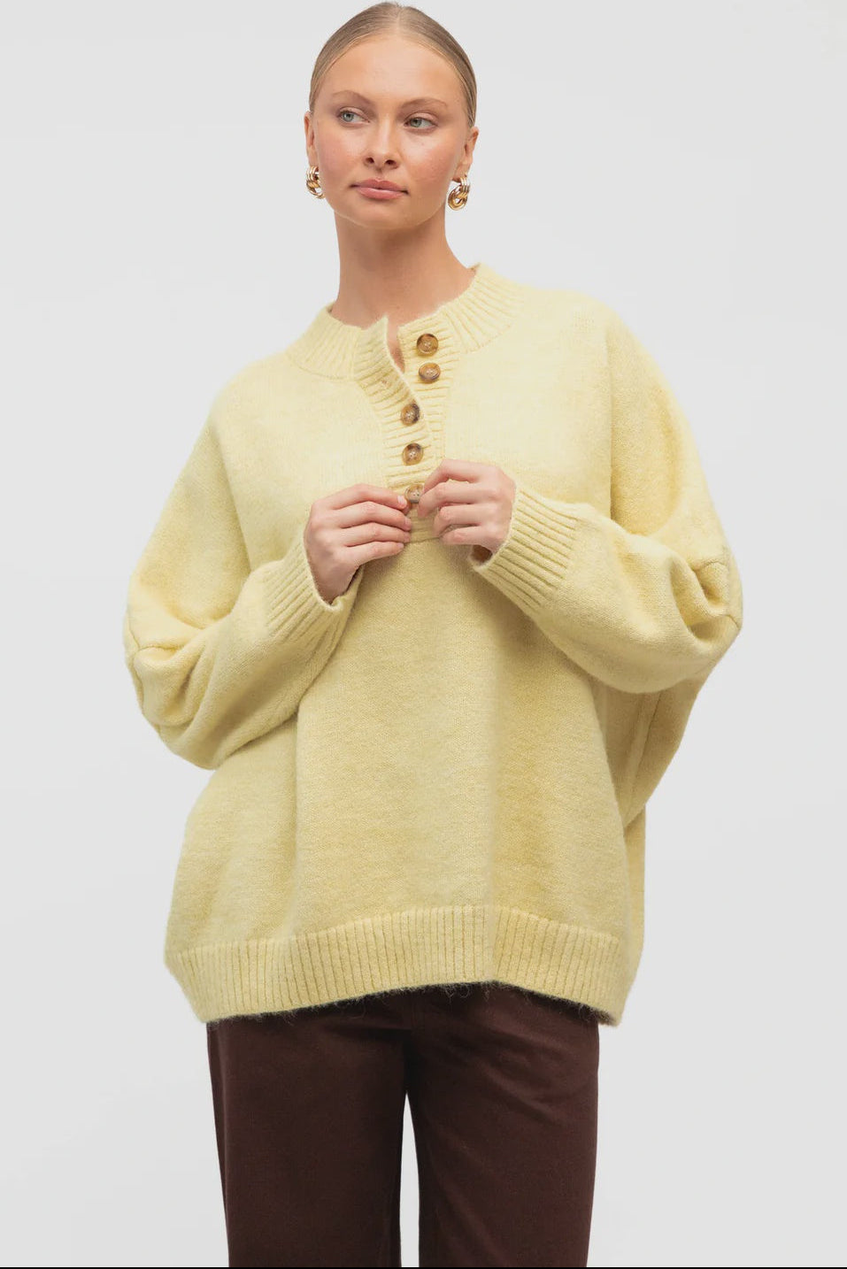 Half Placket Jumper