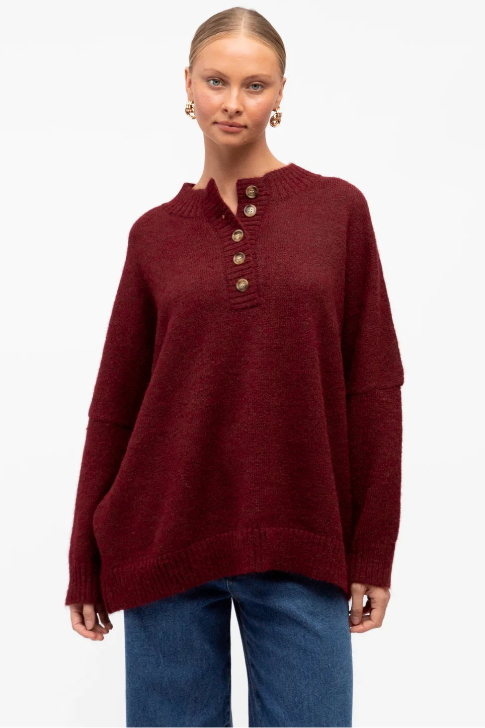 Half Placket Jumper