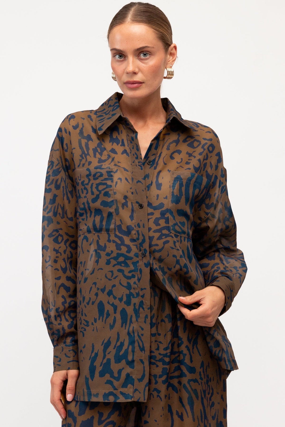 Catamaran Sheer Leopard Shirt