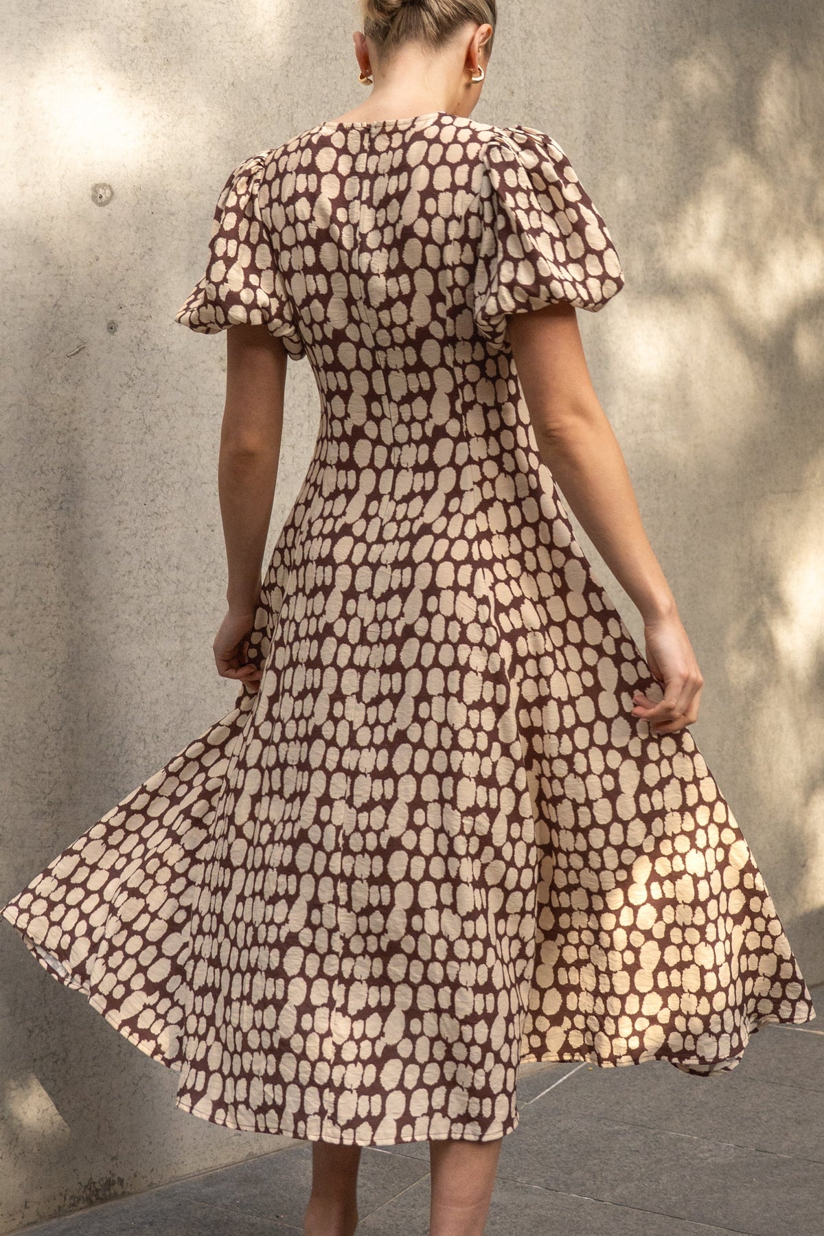 Rhea Spot Dress