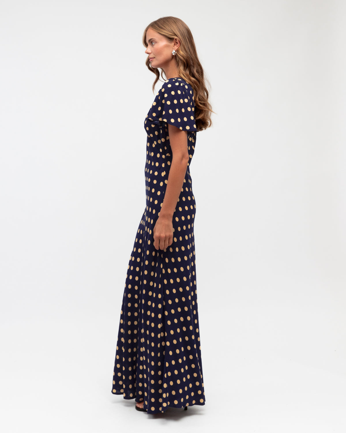 Claudia Spot Maxi Dress