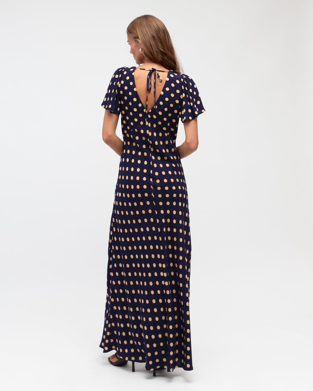 Claudia Spot Maxi Dress