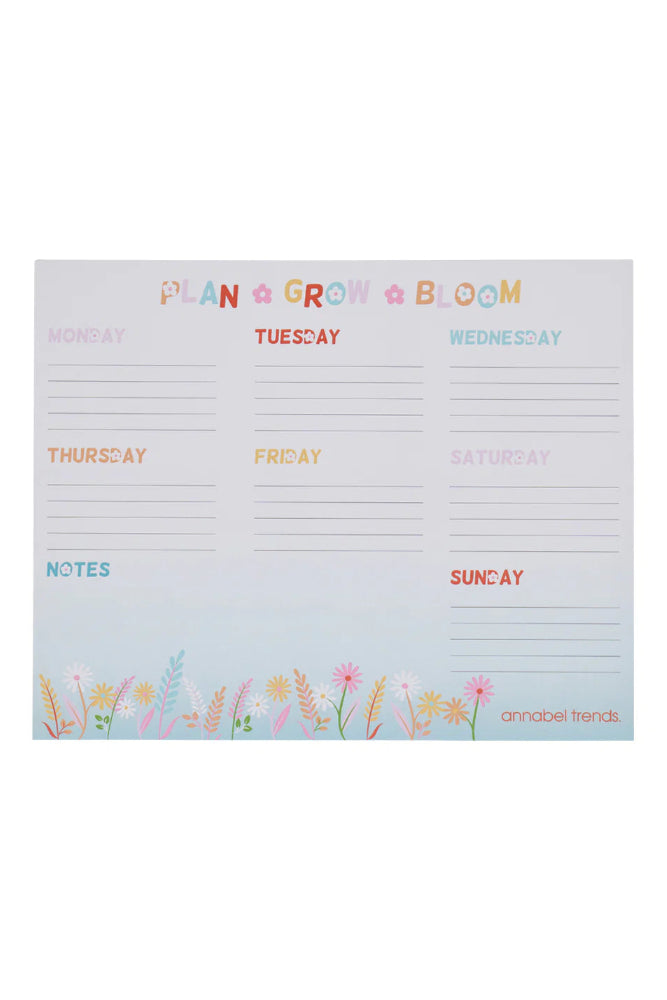Weekly Planner Pad