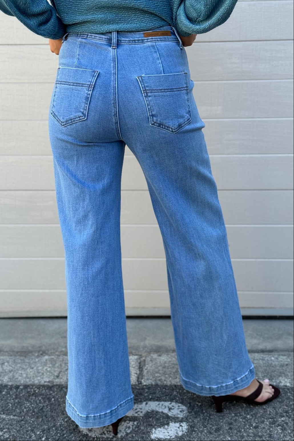 Stitched Panel Jeans