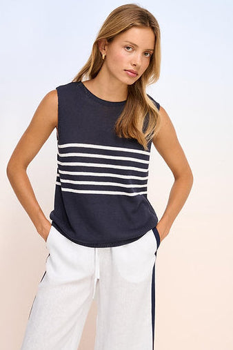Placement Stripe Tank Top