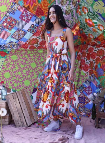 Andi Dress in Kaleidoscope, Ethnic or Fruit Forest by Maude Vivante -  Kindred Spirit