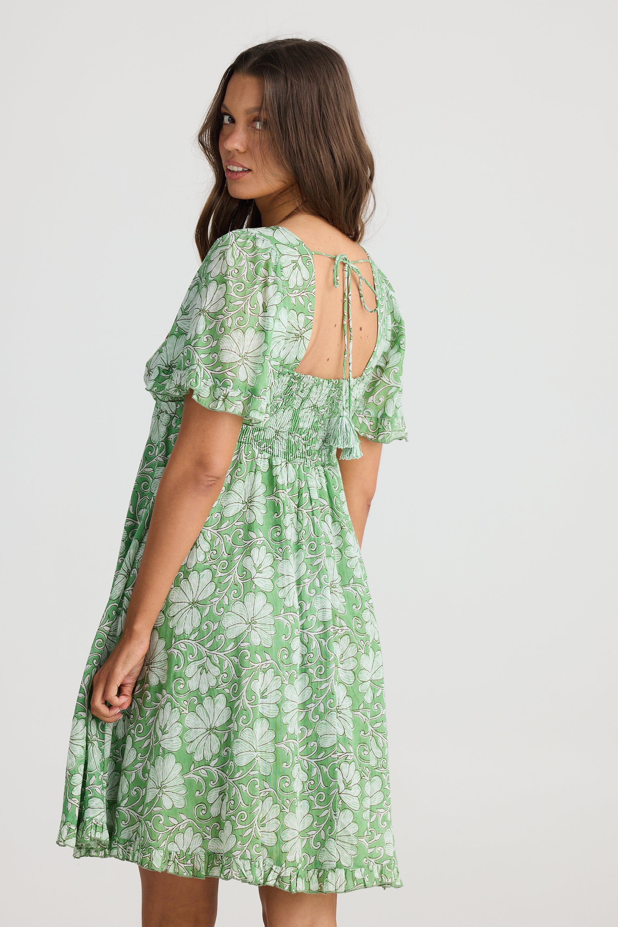 Tea Party Dress in Apple Blossom by Talisman - Kindred Spirit Boutique & Gift Tea Party Dress in Apple Blossom by Talisman - Kindred Spirit Boutique & Gift