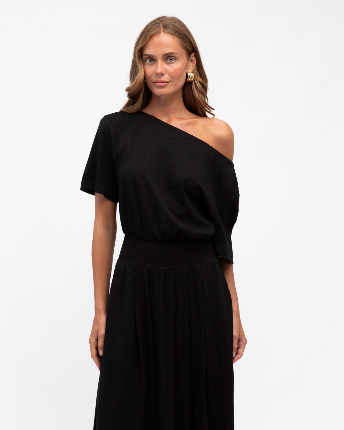 Jenna Boat Neck Maxi Dress