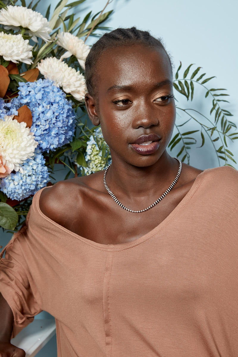 Aura Glass Bead Necklace