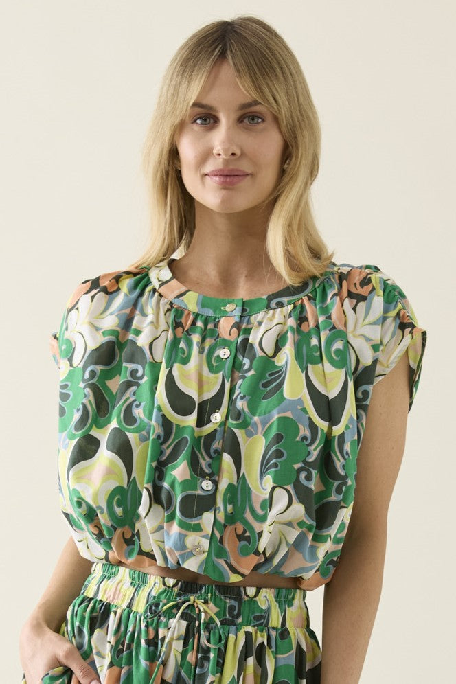 Aurora Reversible Crop Top