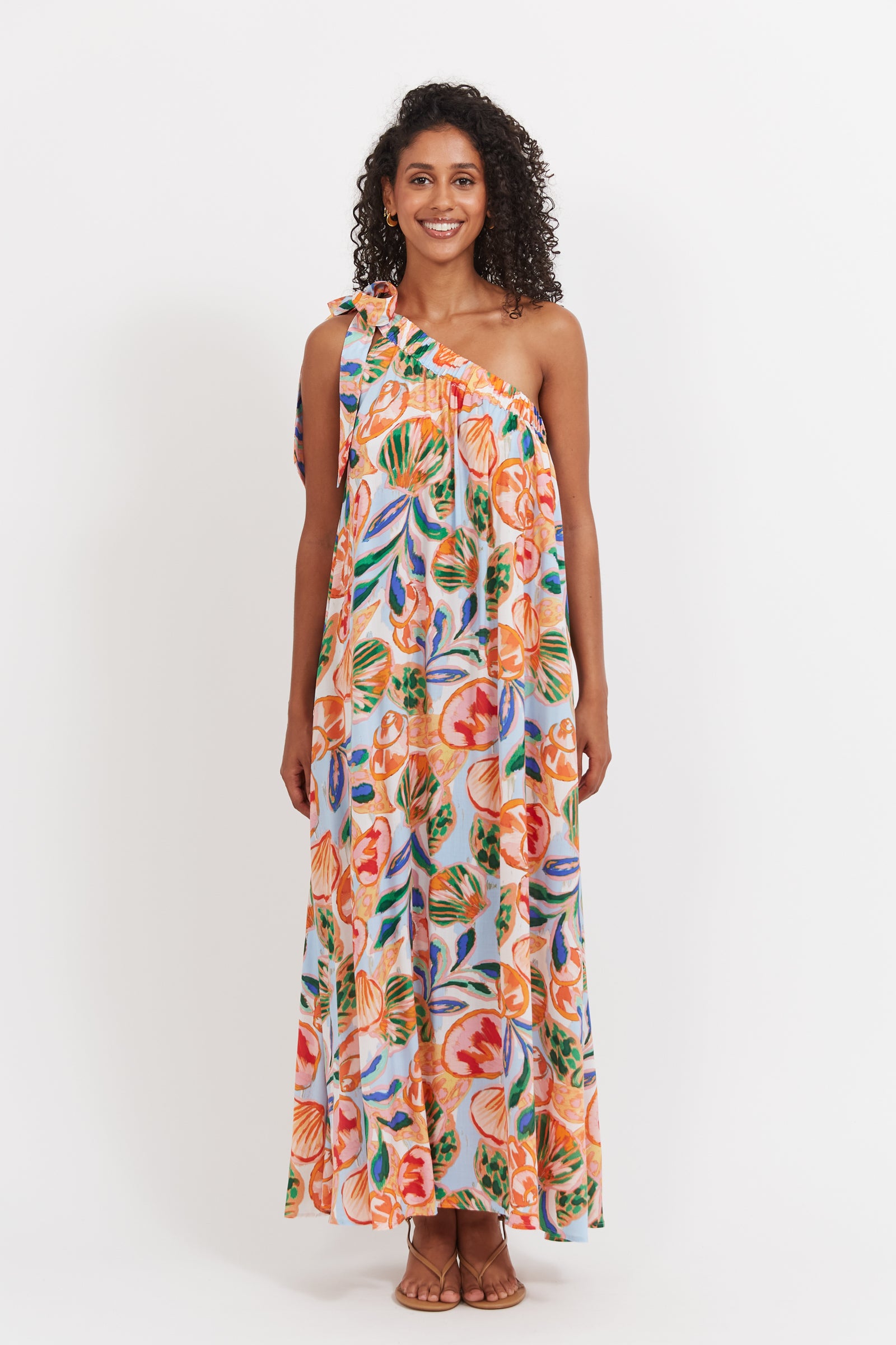 Baja One Shoulder Dress