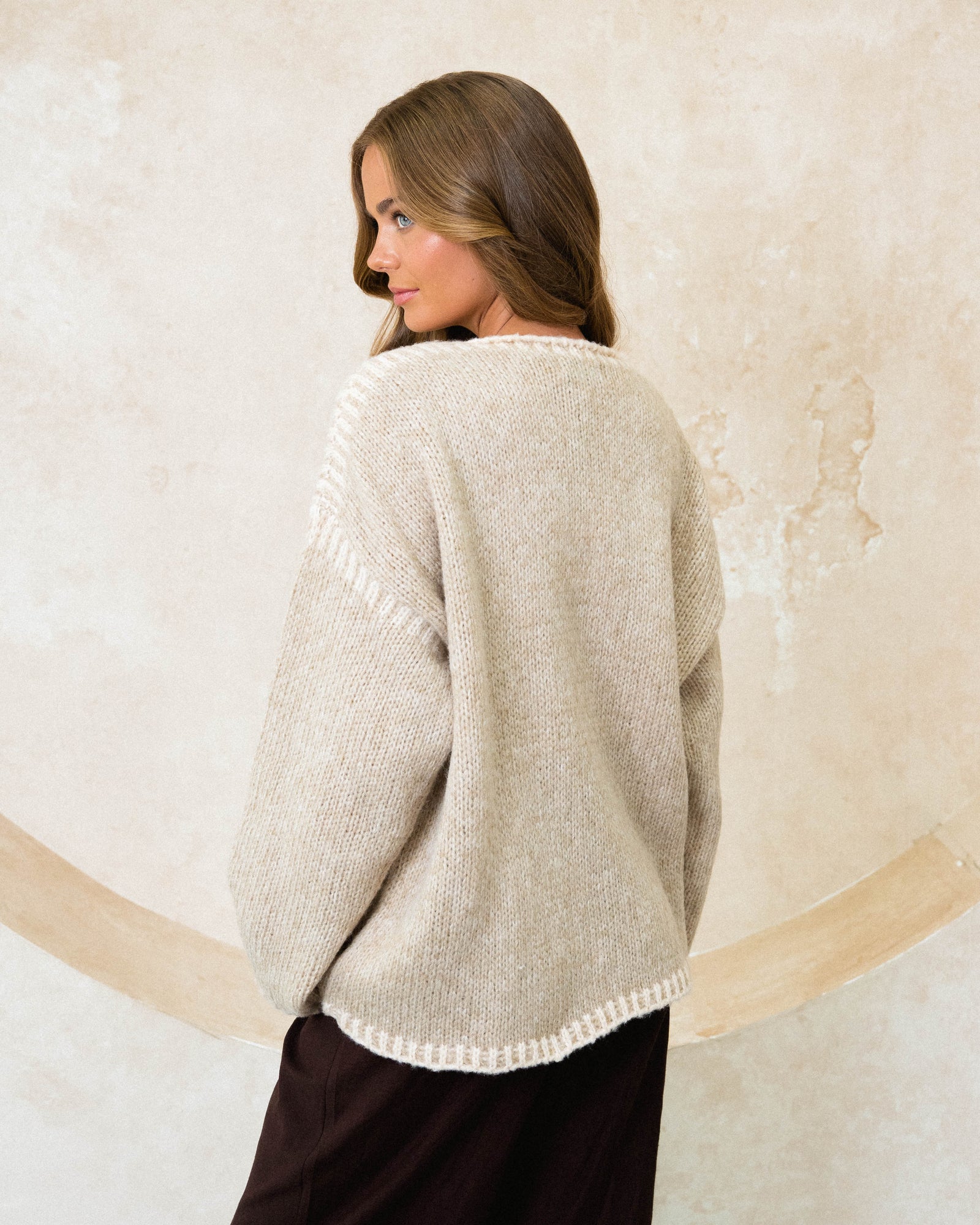 Tie Front Knit Cardigan